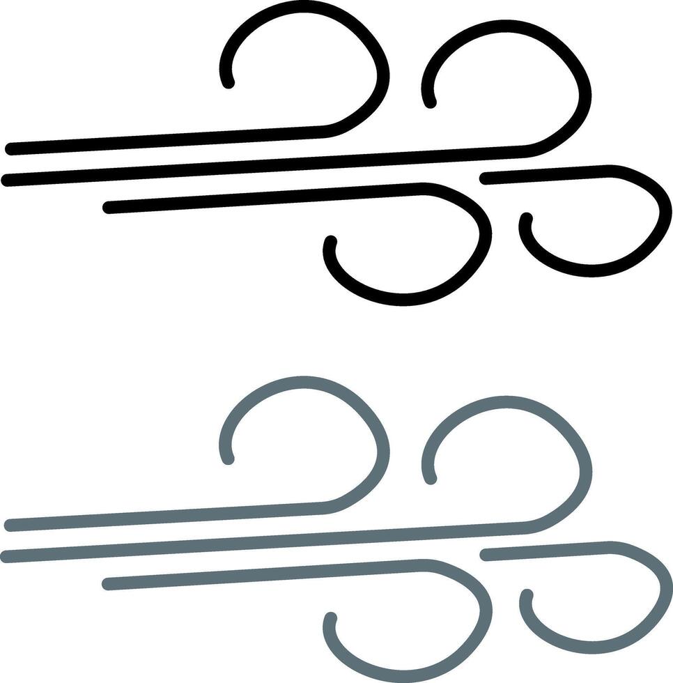 Wind icons. Weather Icons. Windy Weather Illustration vector