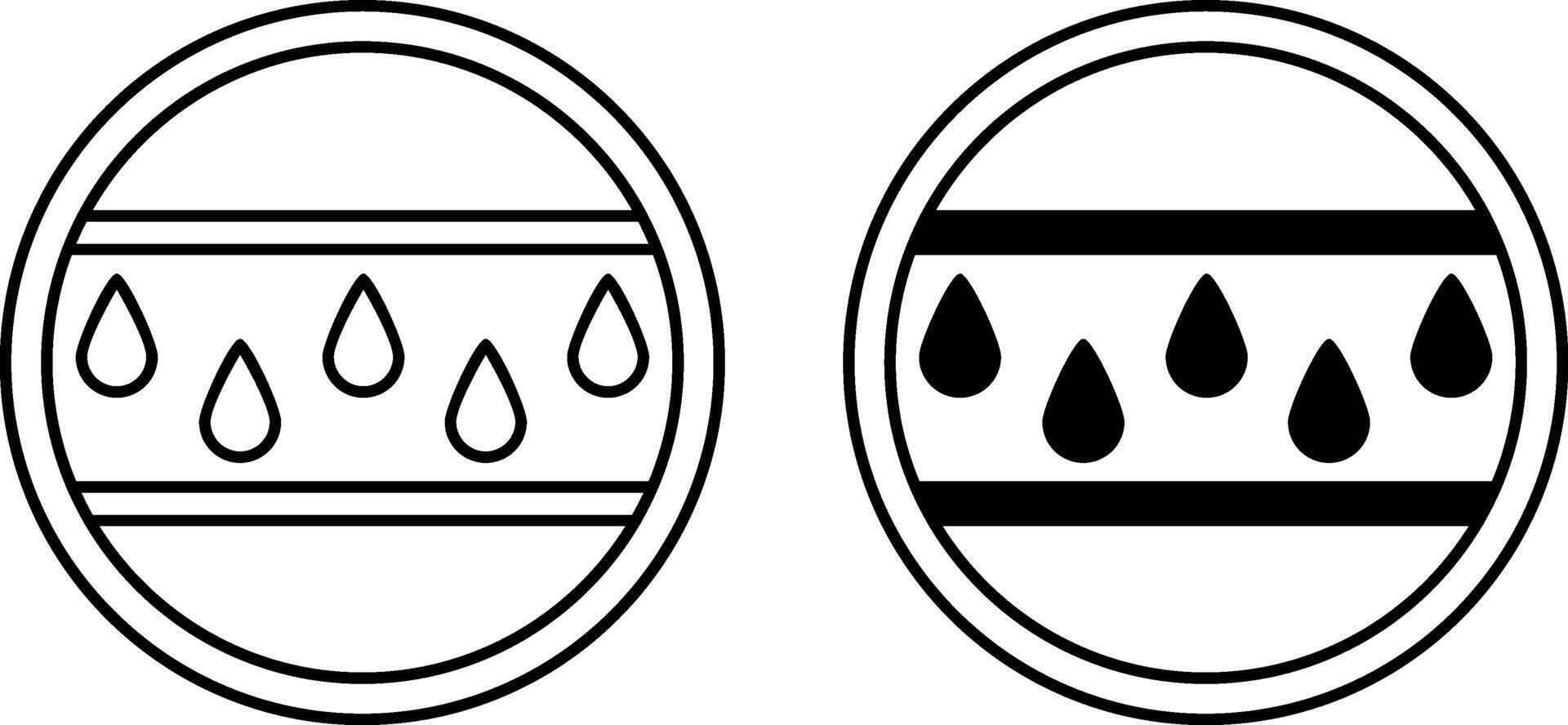 Labels Retains Moisture. Black and White Icons. Sticker For Cosmetics Packaging. Skin Care Concept vector