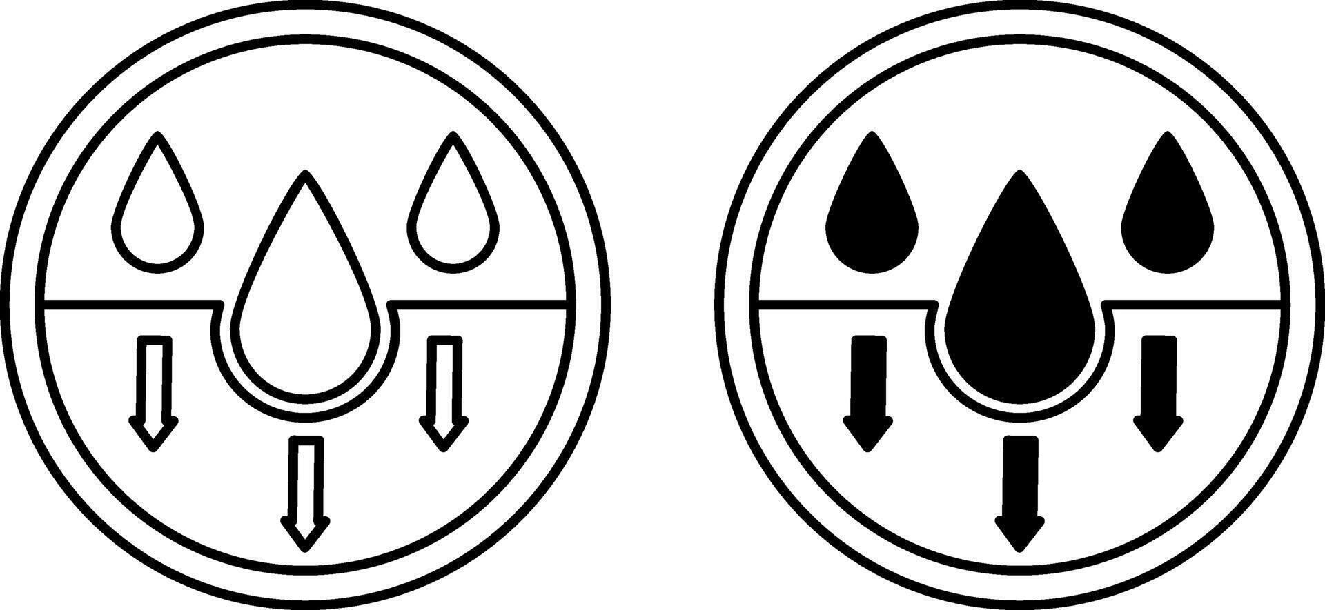 Labels Absorbs Quickly. Black and White Icons. Sticker For Cosmetics Packaging. Skin Care Concept vector