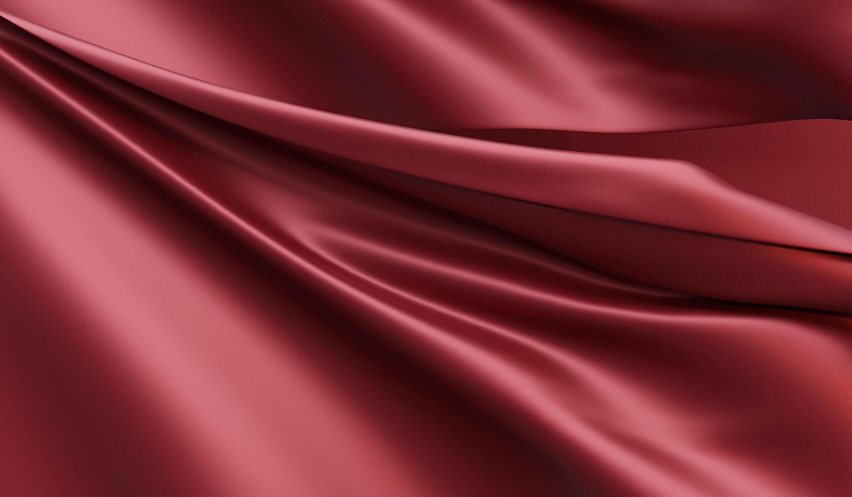 Satin Fabric, Silk Satin, Shiny, Shiny, Elegant Waves, Background for banner, backdrop or surface, High Detail Fabric Texture, 3D Fabric Illustration photo