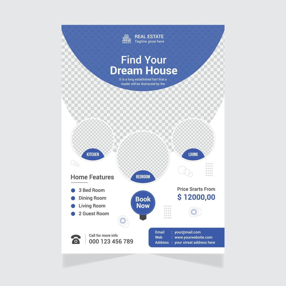 Real estate Flyer Design and Business Template vector