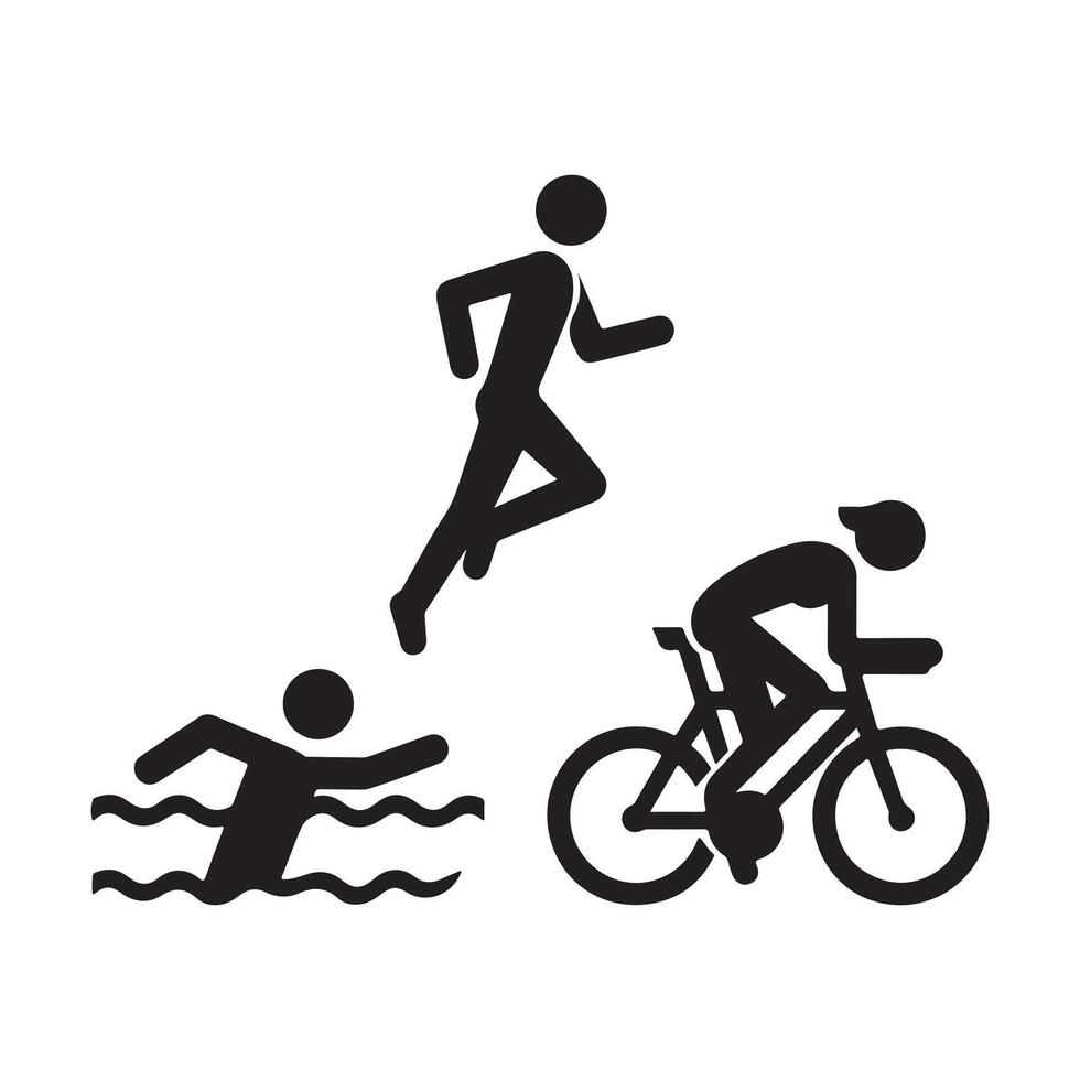 Leisure and Outdoor Sports, Icons for Active Lifestyles vector
