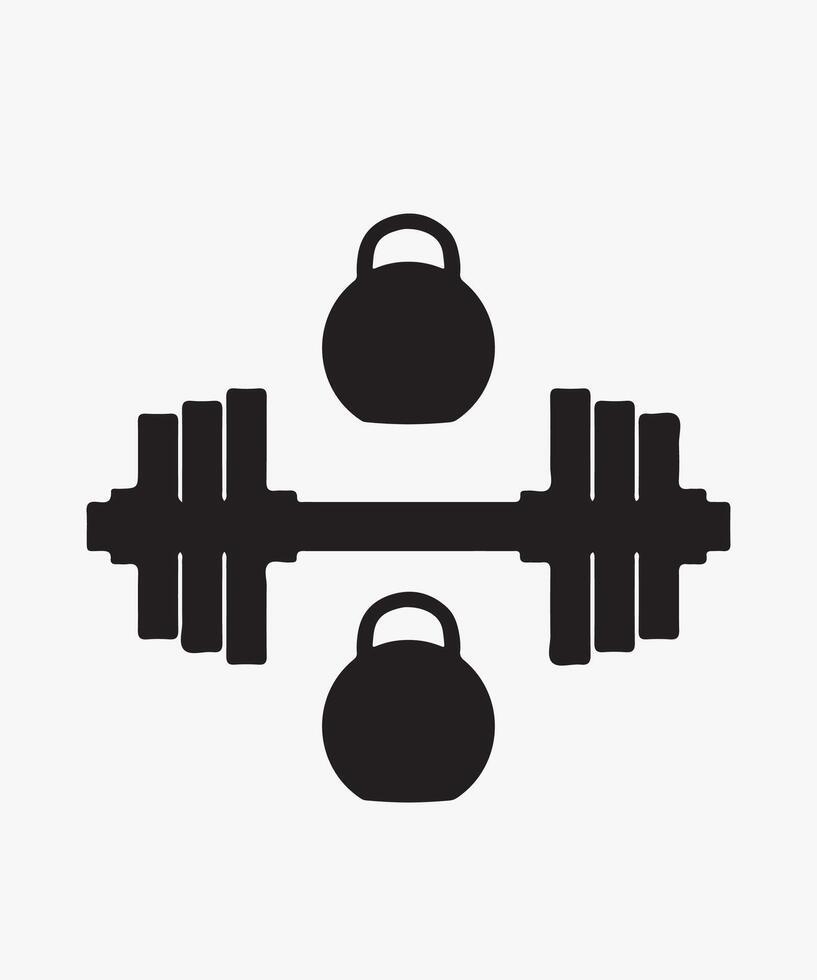 Gym exercise workout accessories isolated set vector