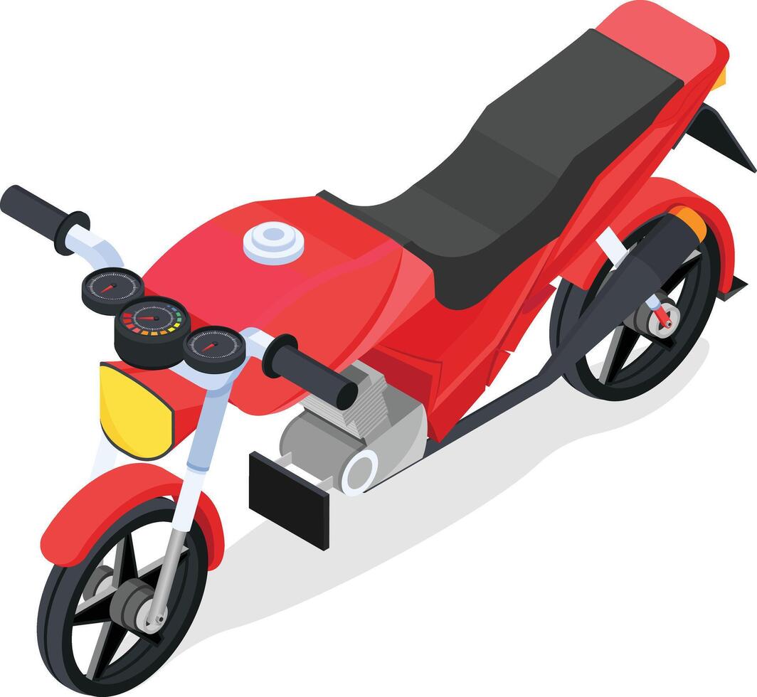 Sports Motorcycle Illustration vector