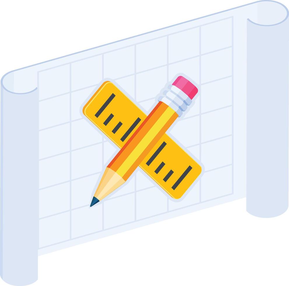Design and Drafting Tools Icon vector