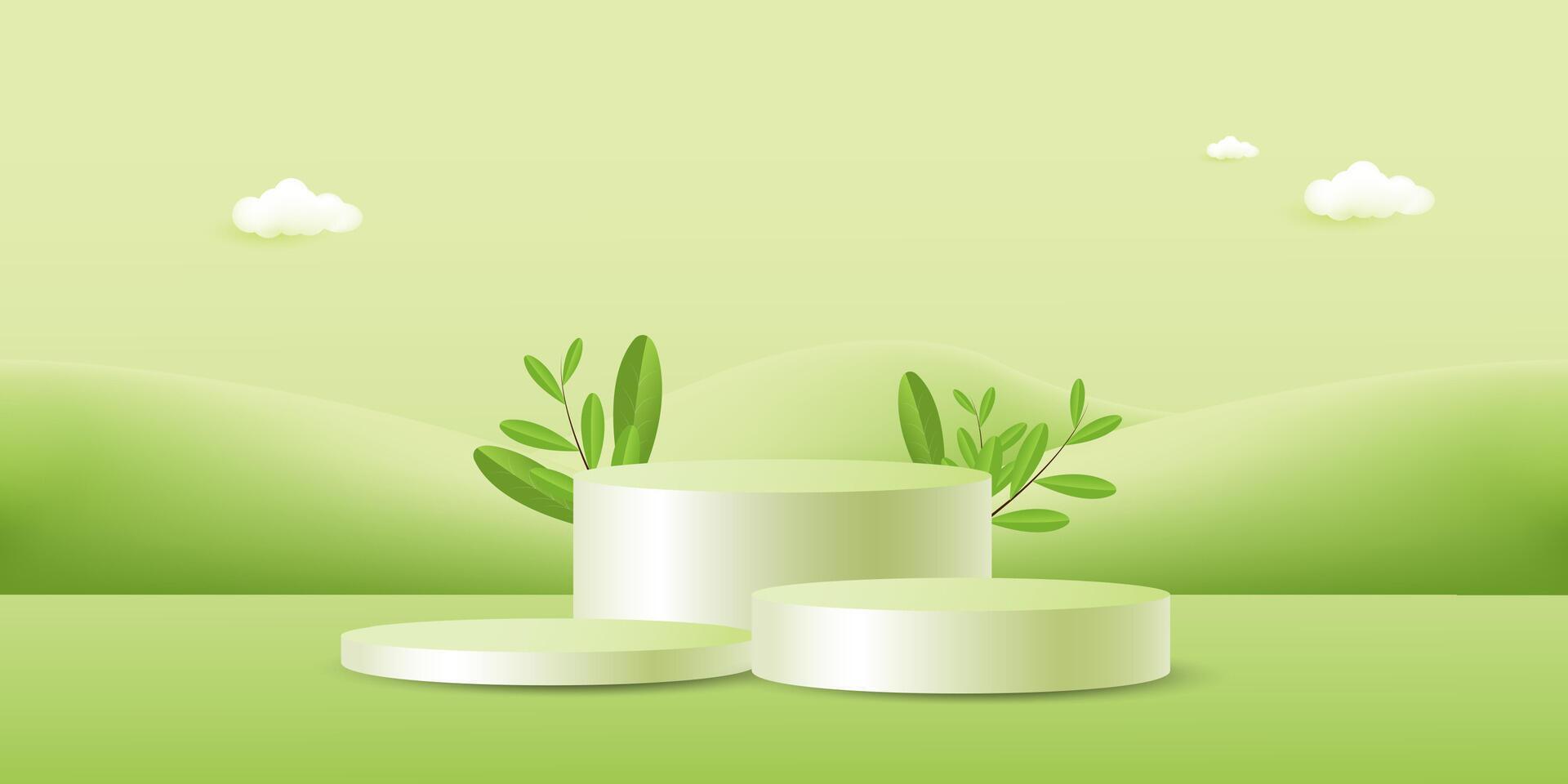 product display mockup vector