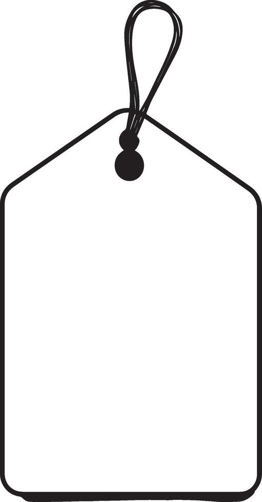 price tag clean simple black vector