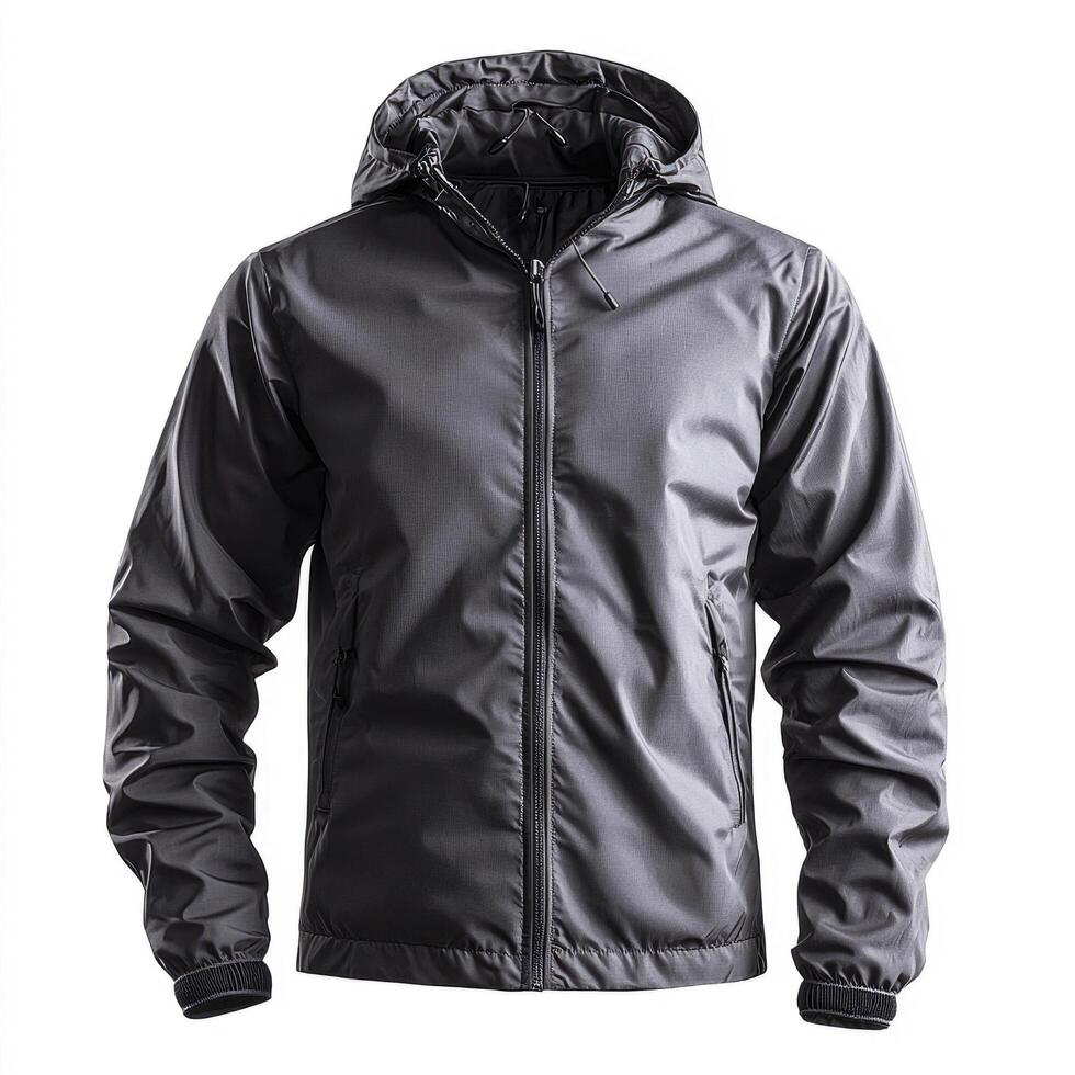 Windbreaker jacket isolated on a white background photo