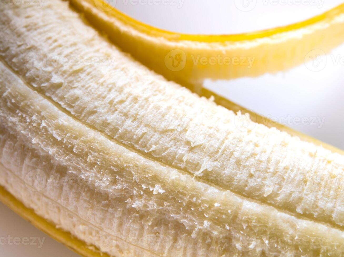 Cavendish banana Isolated on white background photo