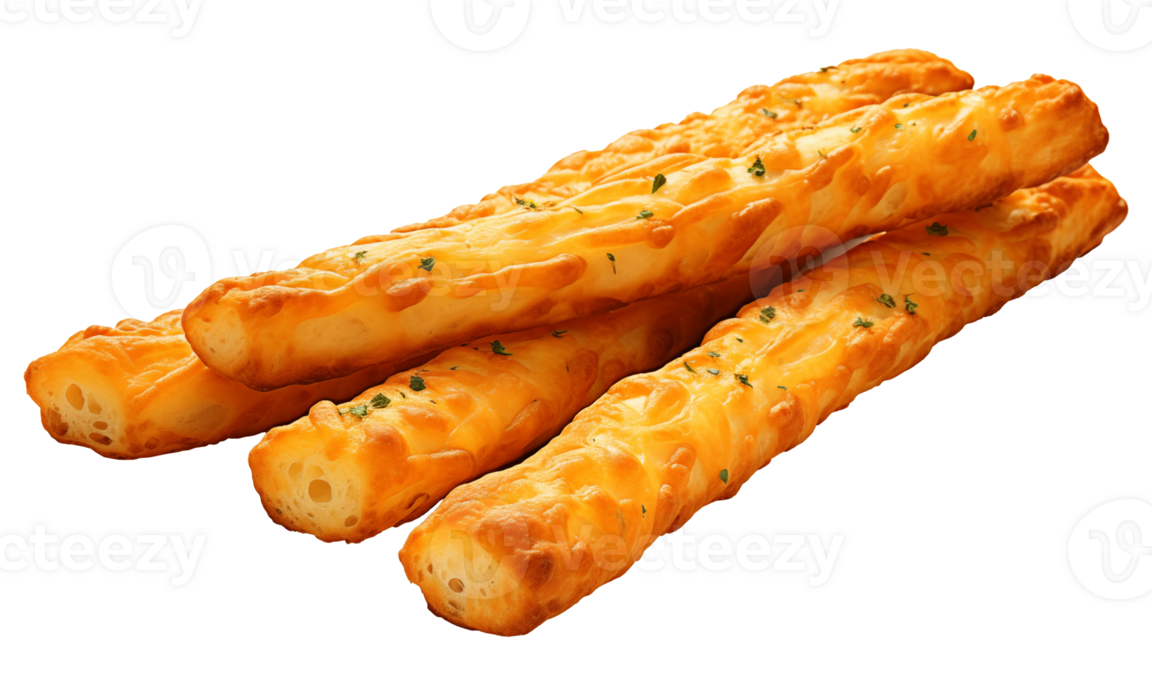 Cheese sticks isolated on transparent background. Clipping path included. png