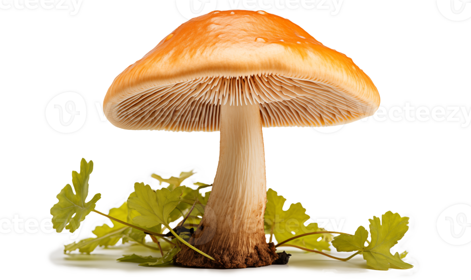mushroom on a white background, isolated, png
