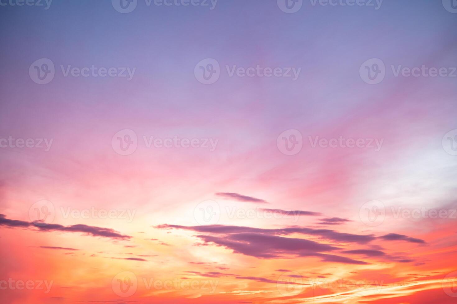 Beautiful , luxury soft gradient orange gold clouds and sunlight on the blue sky perfect for the background, take in everning,Twilight, Large size, high definition landscape photo