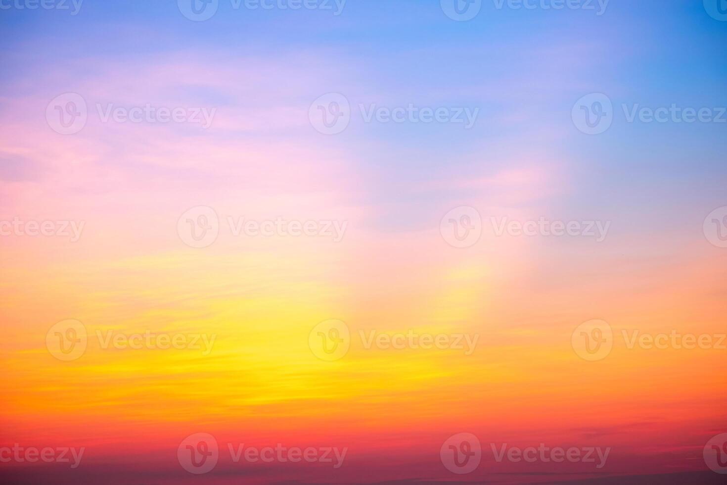 Beautiful , luxury soft gradient orange gold clouds and sunlight on the blue sky perfect for the background, take in everning,Twilight, Large size, high definition landscape photo
