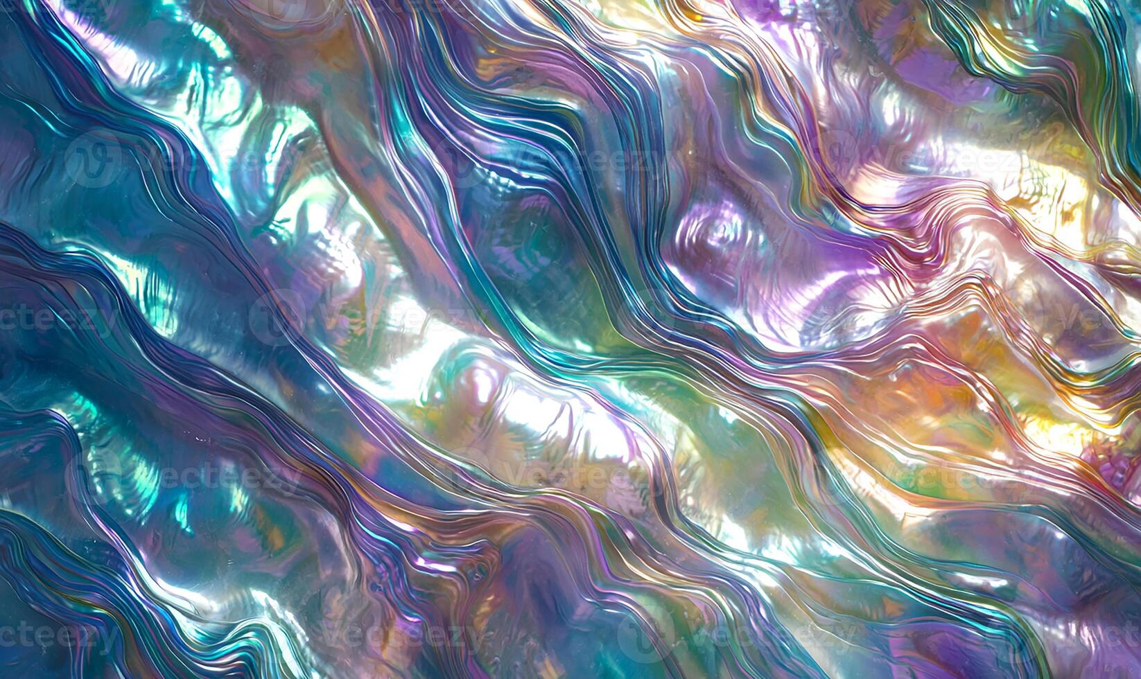 Pearl shell background, multicolored nacre photo