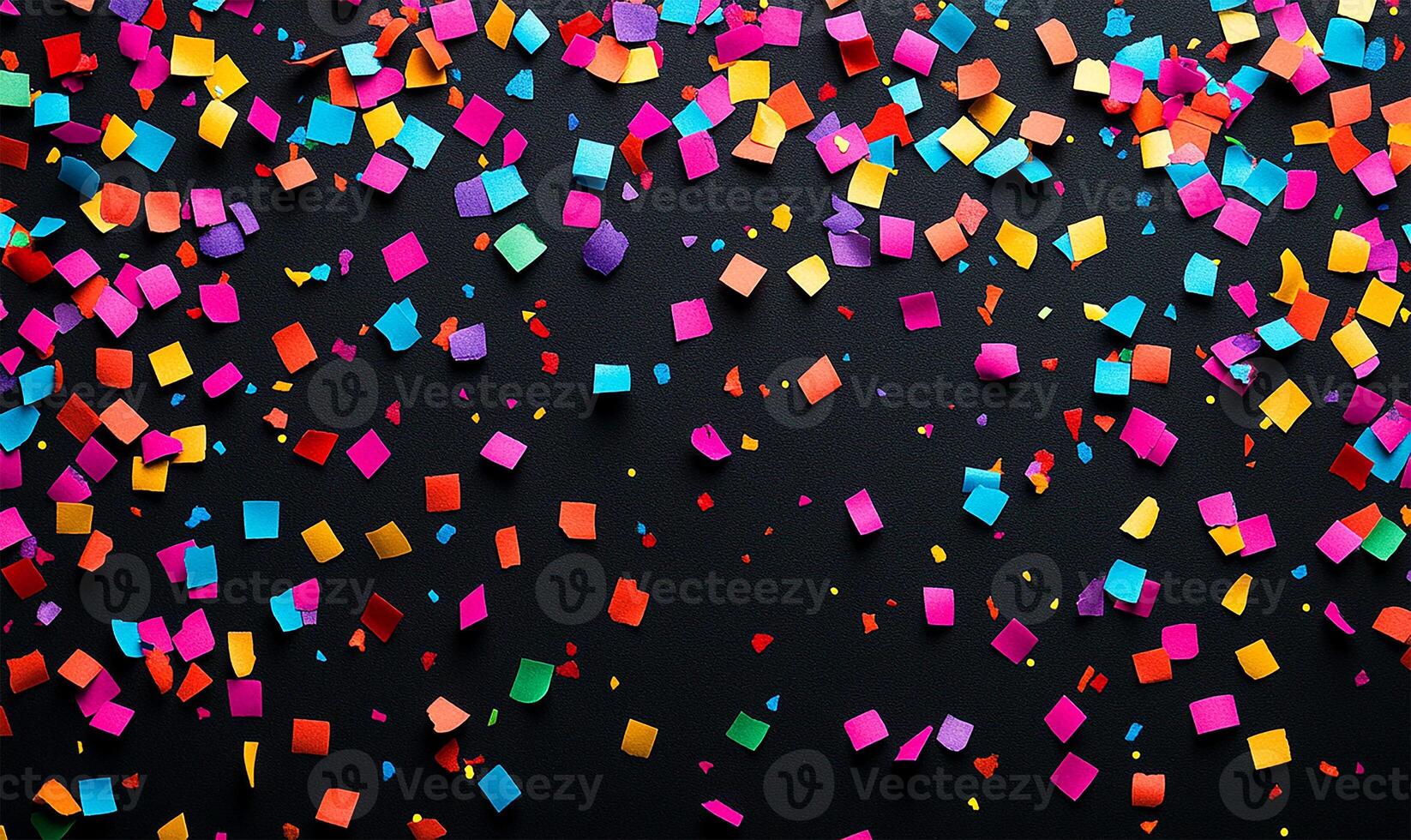 Confetti on dark wallpaper photo