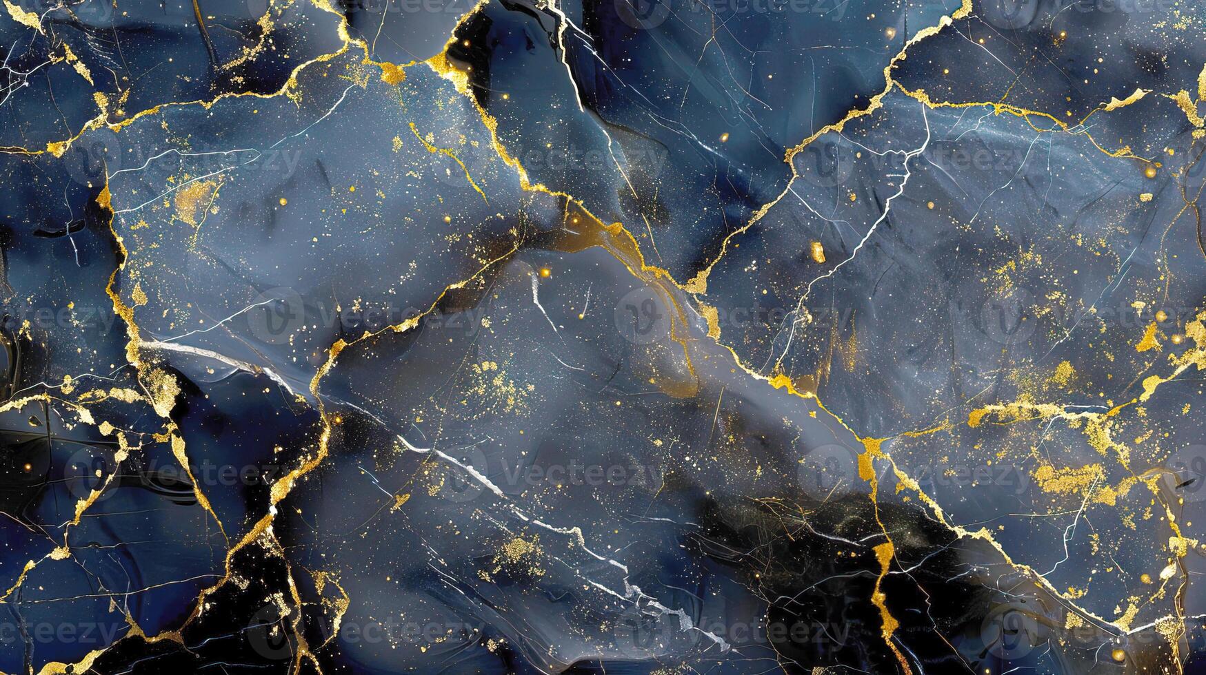 Elegant dark marble texture with gold accents and intricate patterns. Perfect for luxury design, backgrounds, and wall art. photo