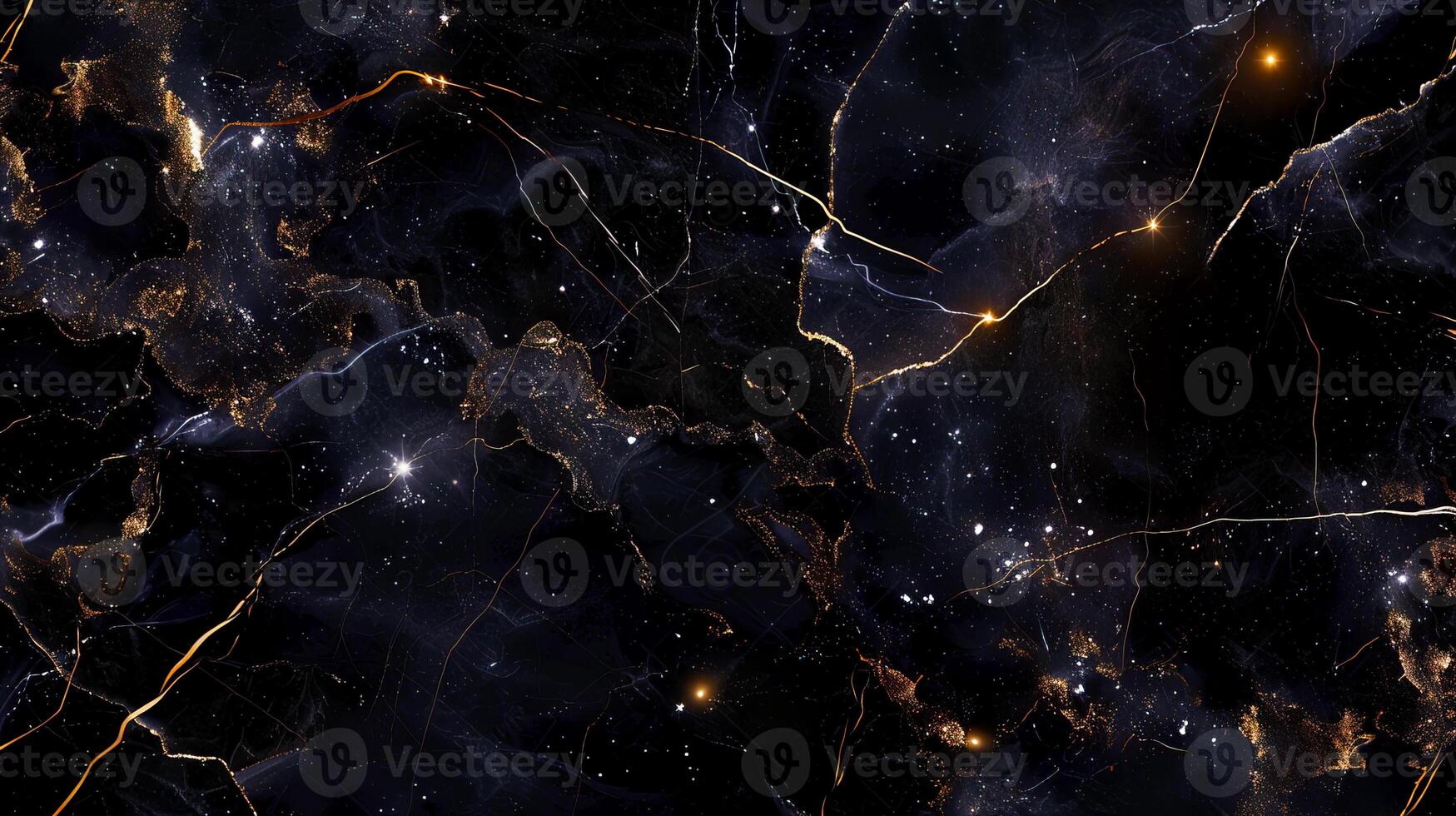 A stunning black and gold marble texture with intricate patterns and glowing flecks, perfect for backgrounds and design projects. photo