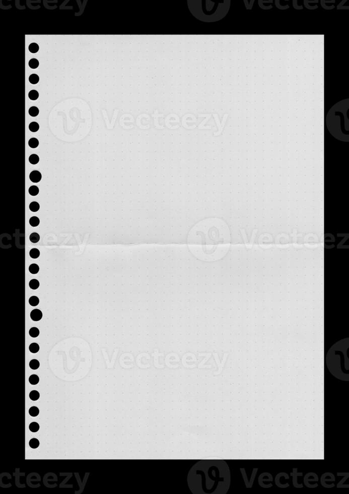 white Paper in Dots Pattern. Paper texture background, grid book , dot paper photo