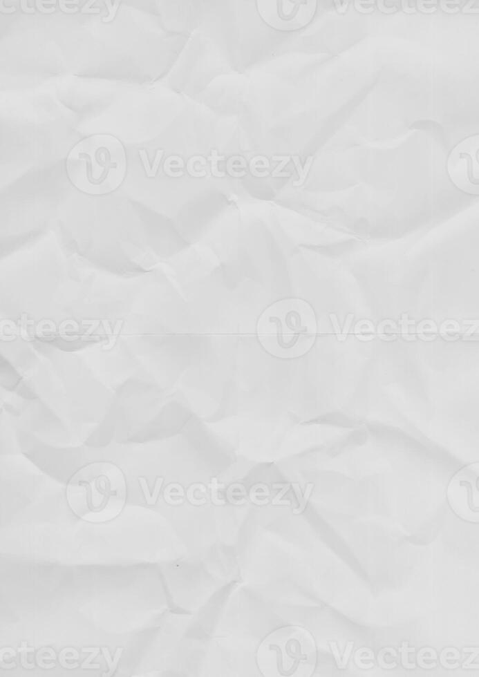 White crumpled paper texture background, balnk white paper texture background photo