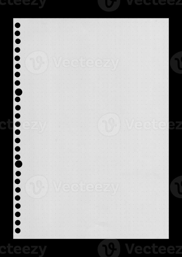 Black Paper in Dots Pattern. Paper texture background, grid book , dot paper photo