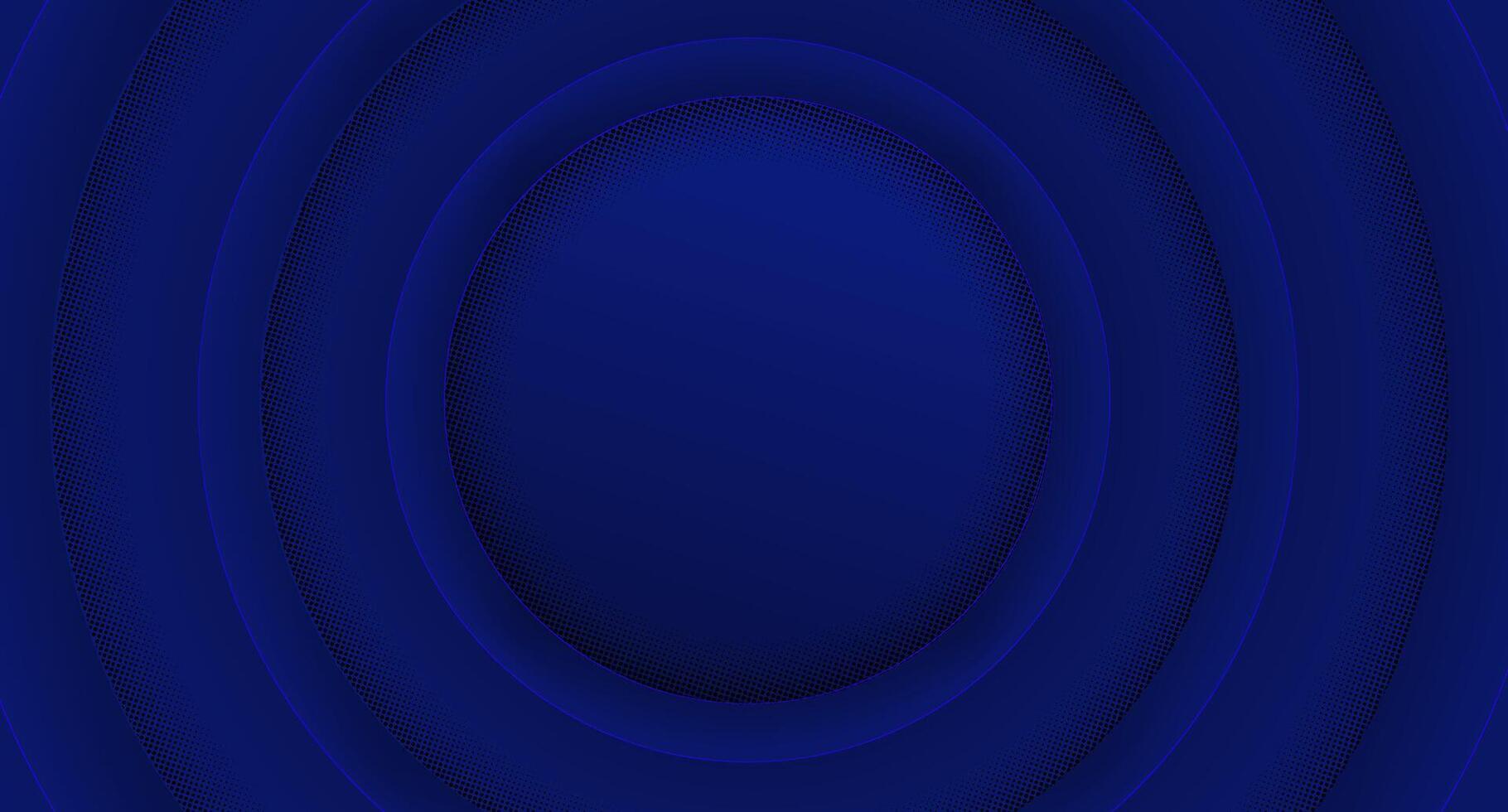 Blue Circle background with halftone texture, abstract geometric background suitable for motion graphics, presentations, banner covers, posters and cards. vector
