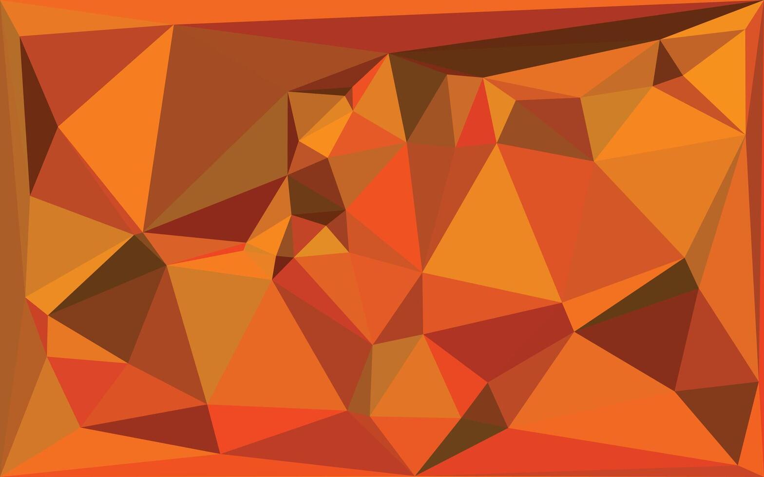 Orange and brown geometric background vector
