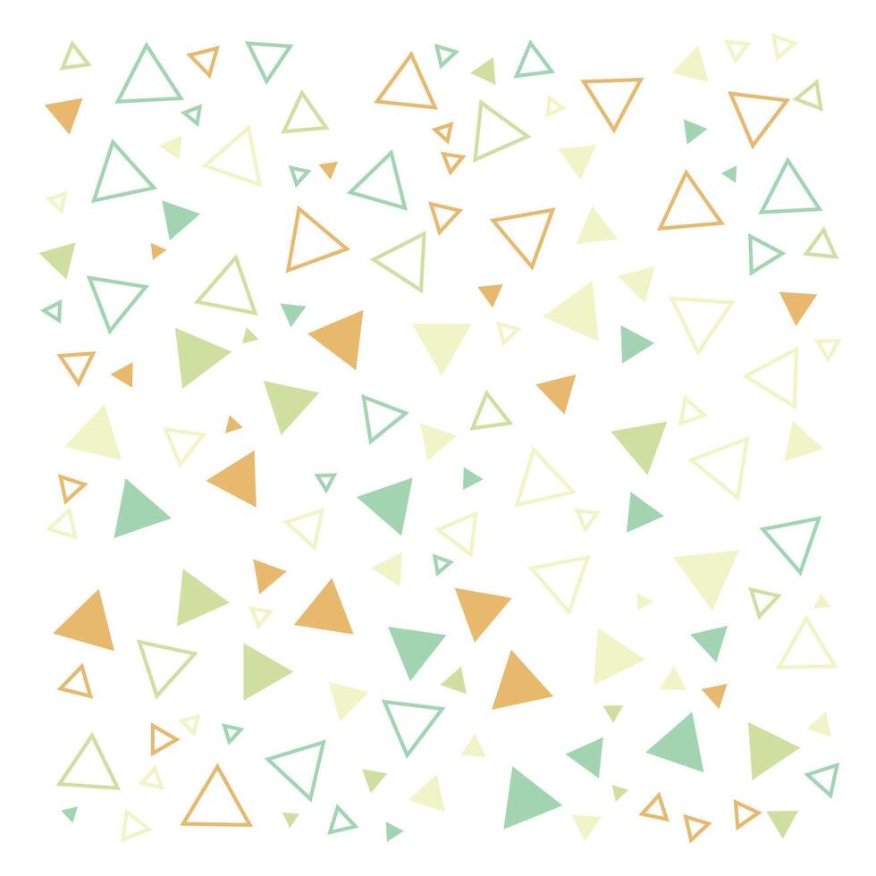 A pattern with many triangles on it vector