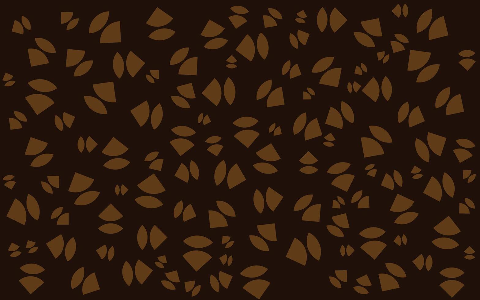 A brown and tan pattern with small brown shapes vector