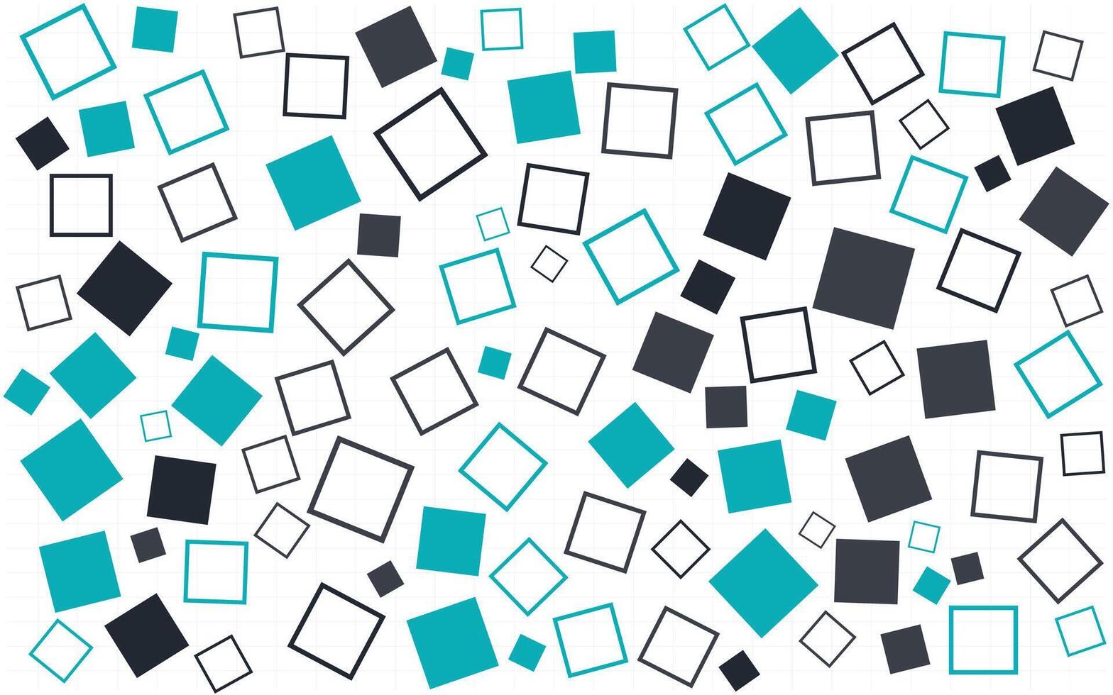 A pattern of squares and triangles on a white background vector