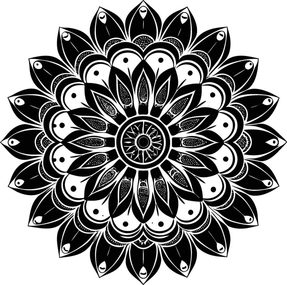 Mandalas for coloring book.Decorative round ornaments.Unusual flower shape vector