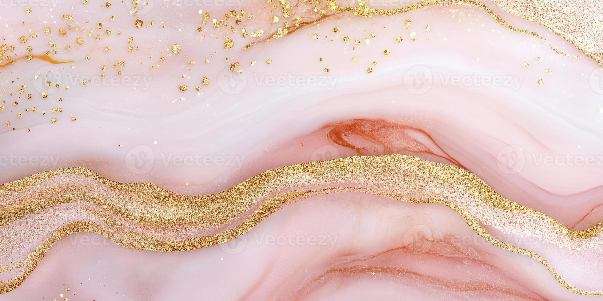 A beautiful pink and gold background with a gold line running through it. The pink and gold colors create a warm and inviting atmosphere, while the gold line adds a touch of elegance photo