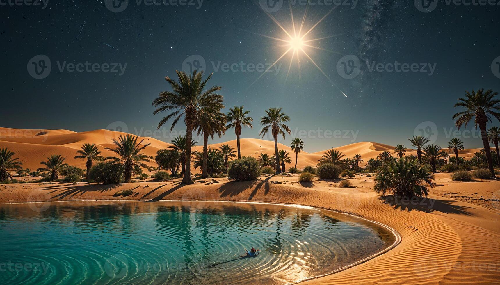 Discover a Vibrant Oasis in the Desert photo