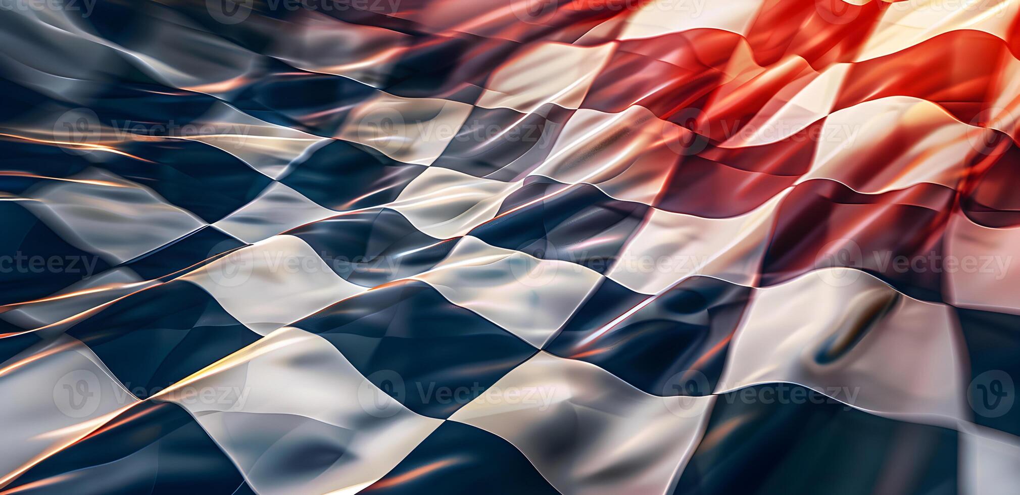 Chess flag at auto racing photo