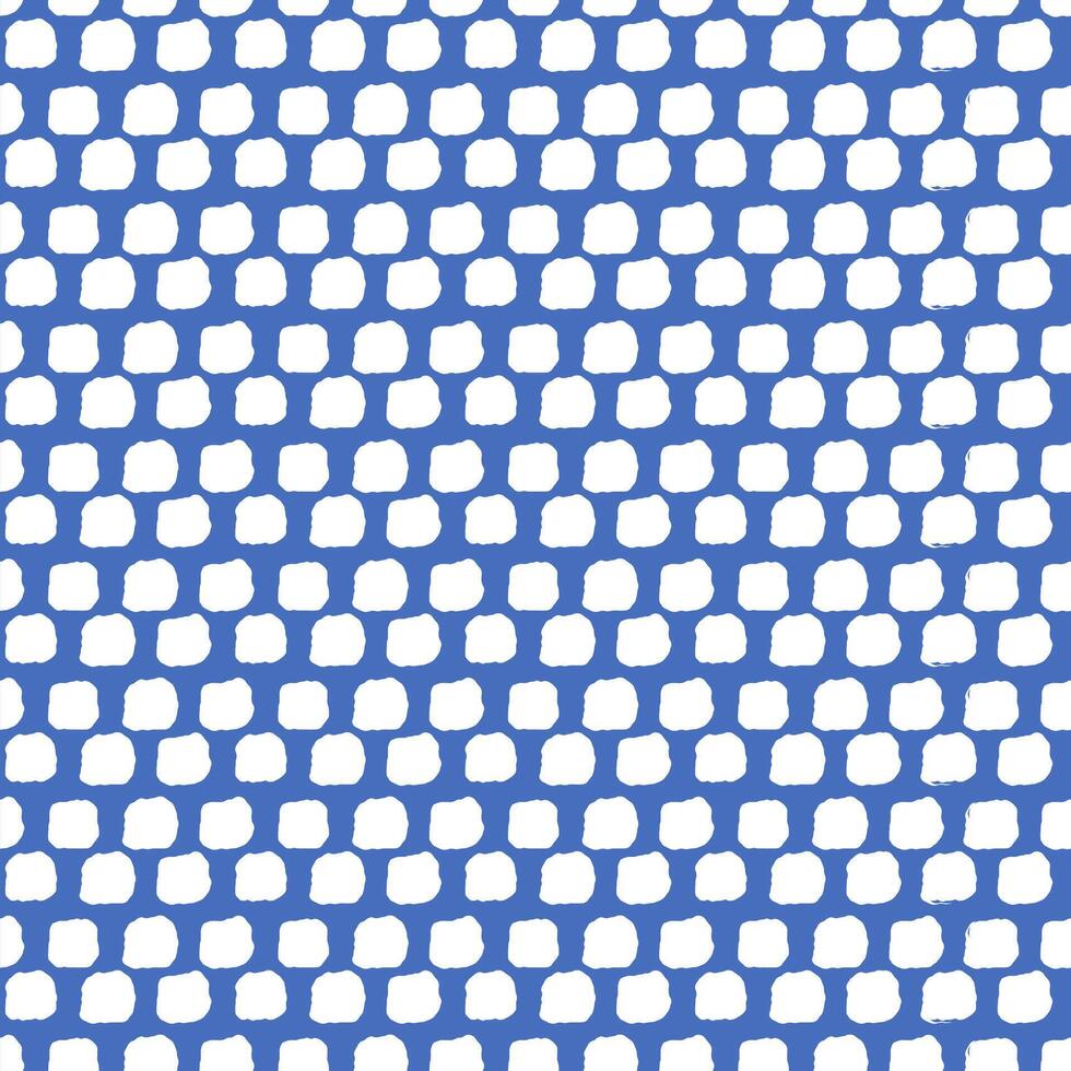 Organic Blue Dot Seamless Pattern vector