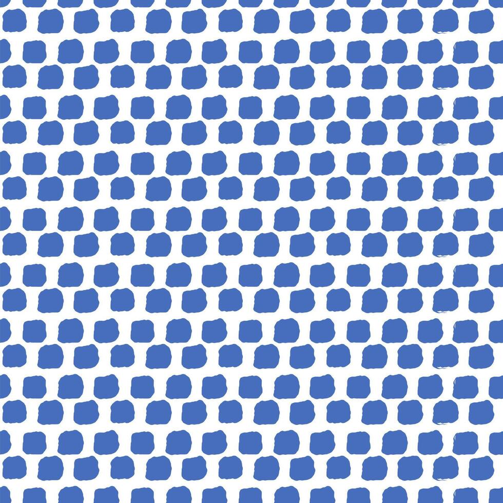 Organic Blue Dot Seamless Pattern vector