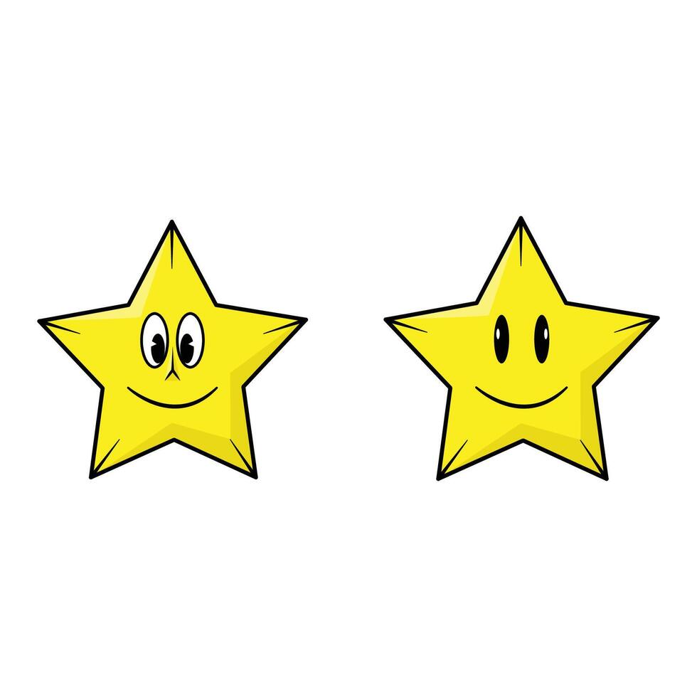 The Illustration of Twin Star Game vector