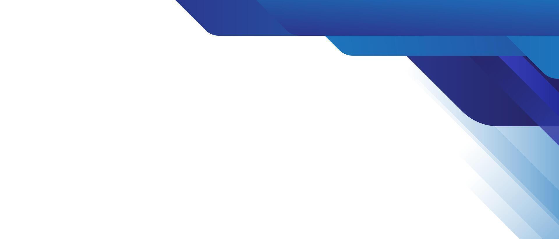 Blue abstract background with white and blue lines vector