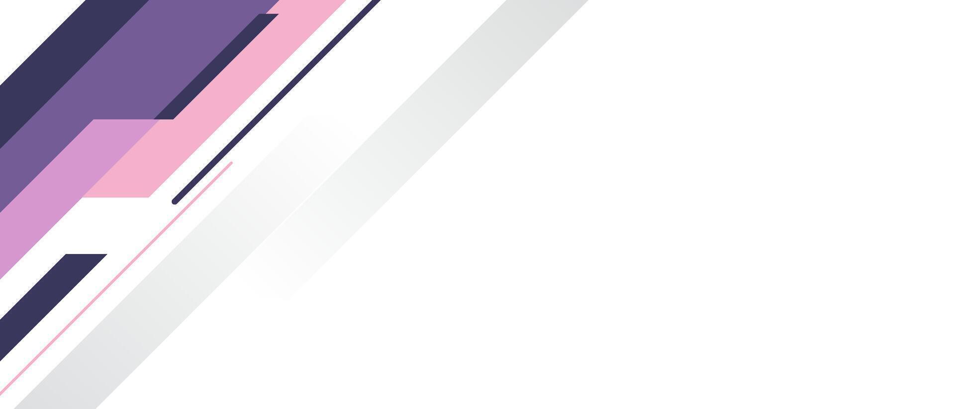 Modern Abstract Geometric Pattern With Diagonal Purple Stripes vector