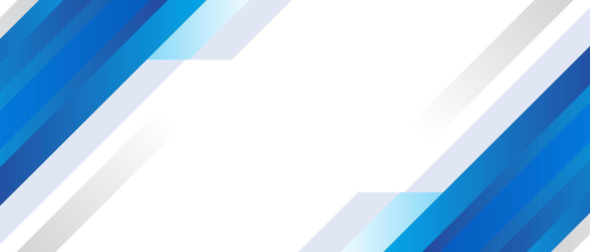 Abstract blue and white lines background vector