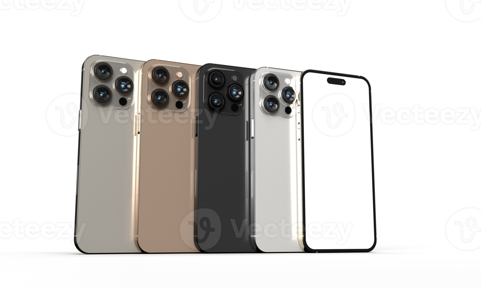 phone mobile pro front back side mock up empty blank display set group technology cyberspace wireless device display smartphone electronic screen cellular tablet photo industry concept screen object png
