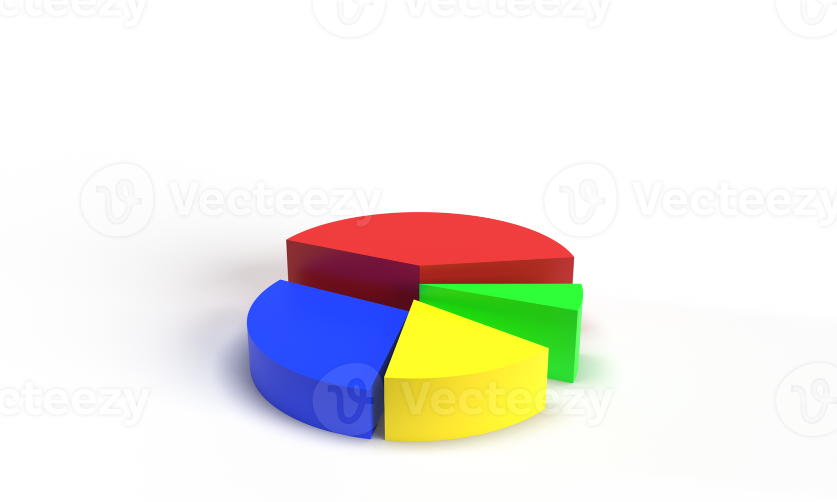 Chartgraph red blue green yellow green color symbol sign object icon business datum growth financial diagram statistic technology infographic investment progress economy marketing design.3d render png