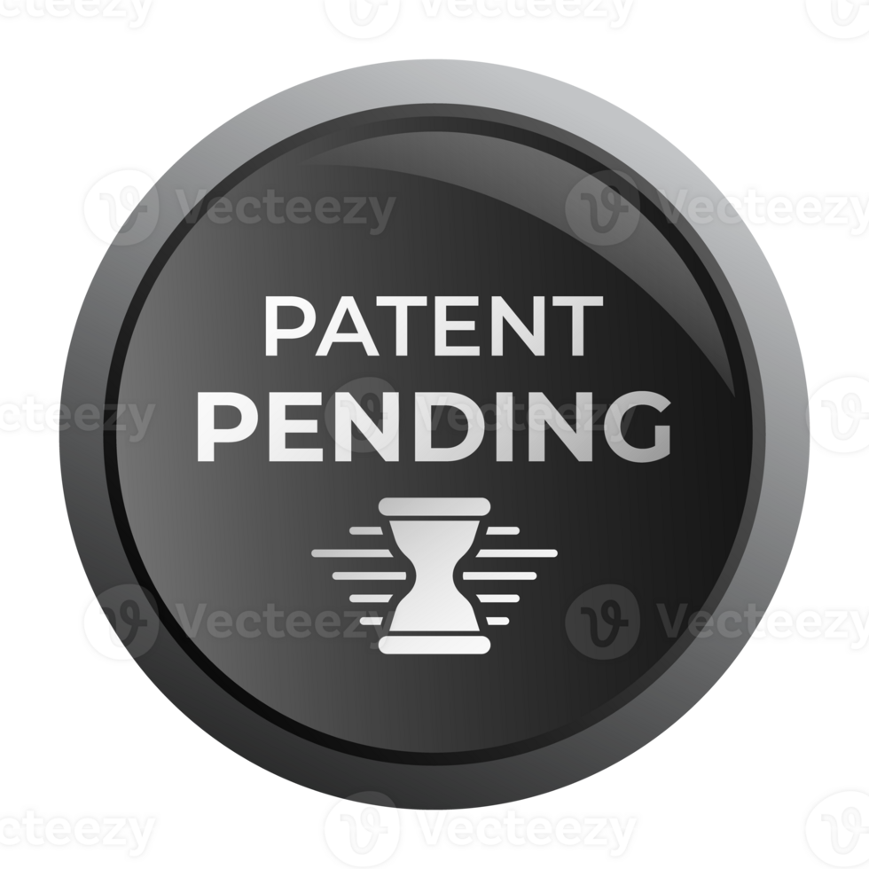 Patent Pending Badge With Timer Icon png