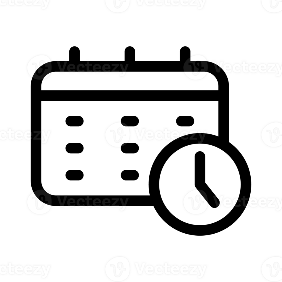 Clock and Calendar, Time Administration Sign, Event Calendar Symbol, Fixed Time and Date Icon png