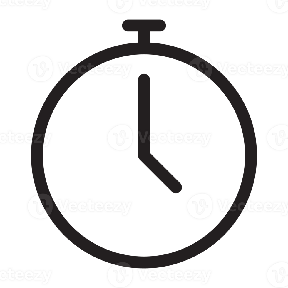 Clock and Time Icon, Analog Dial Clock png