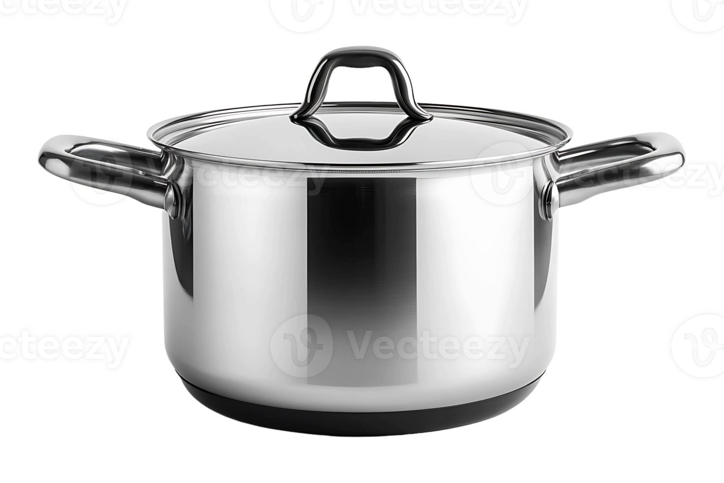 Kitchen pot for boiling isolated on transparent background. png