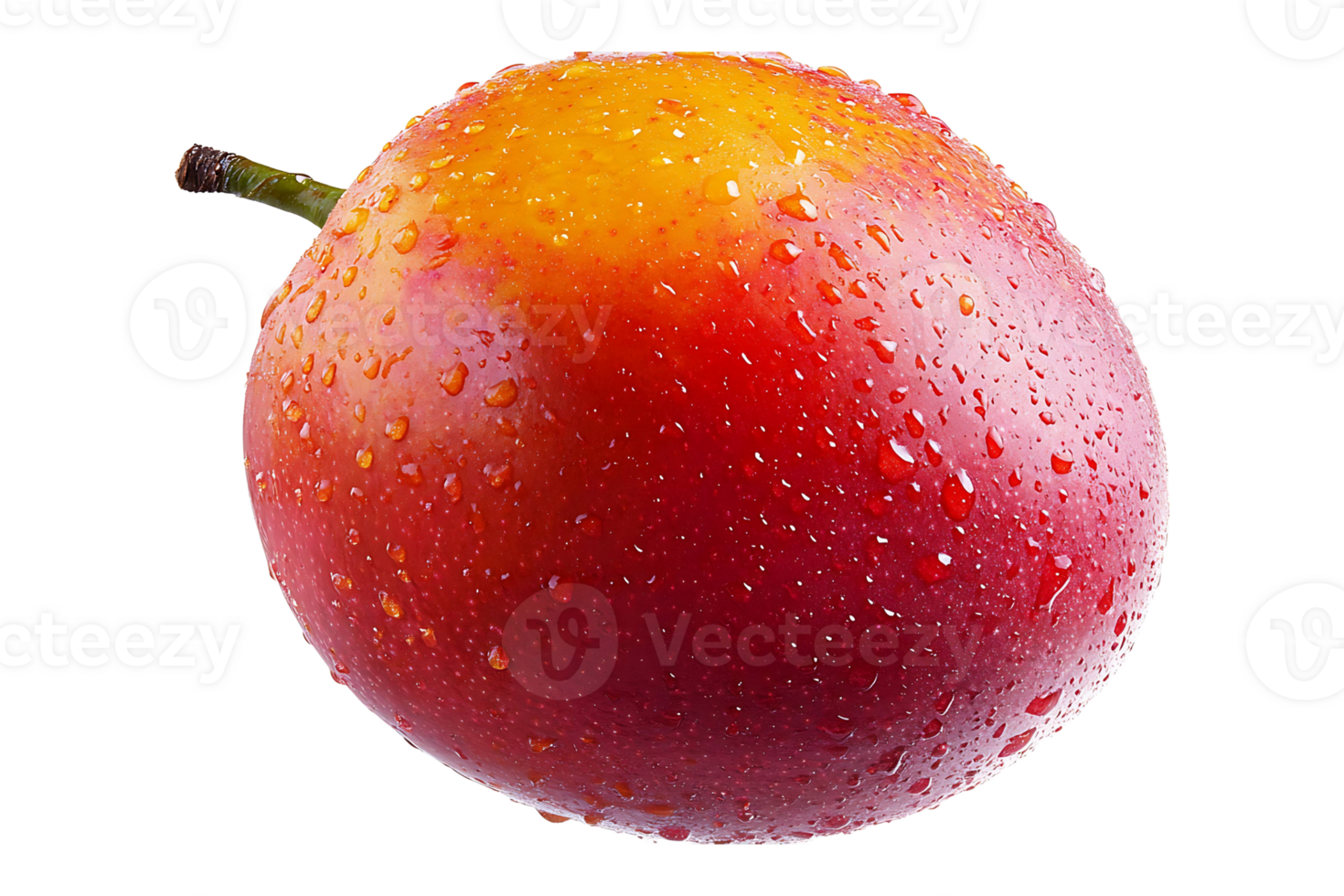 A red and yellow fruit png
