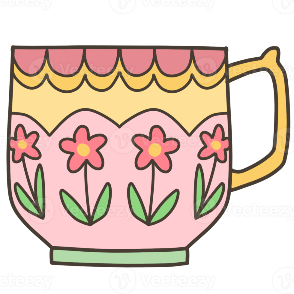 pink mug cup png