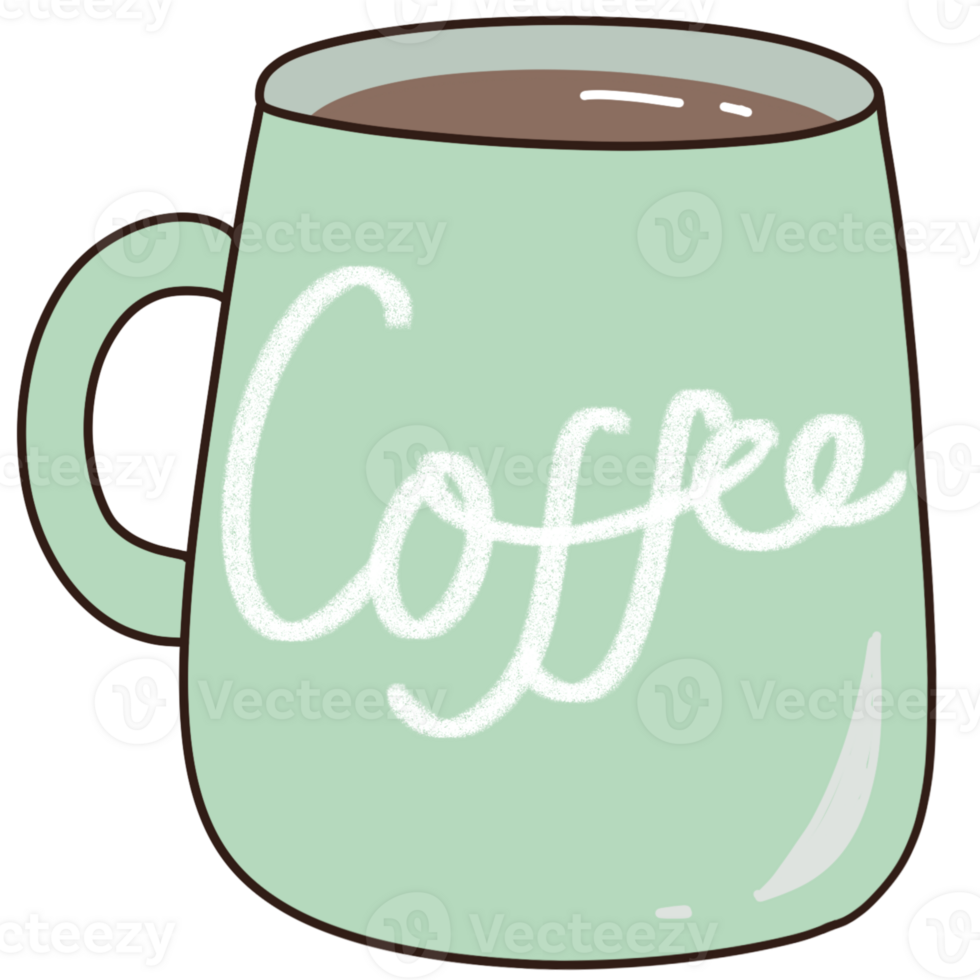 green coffee cup png
