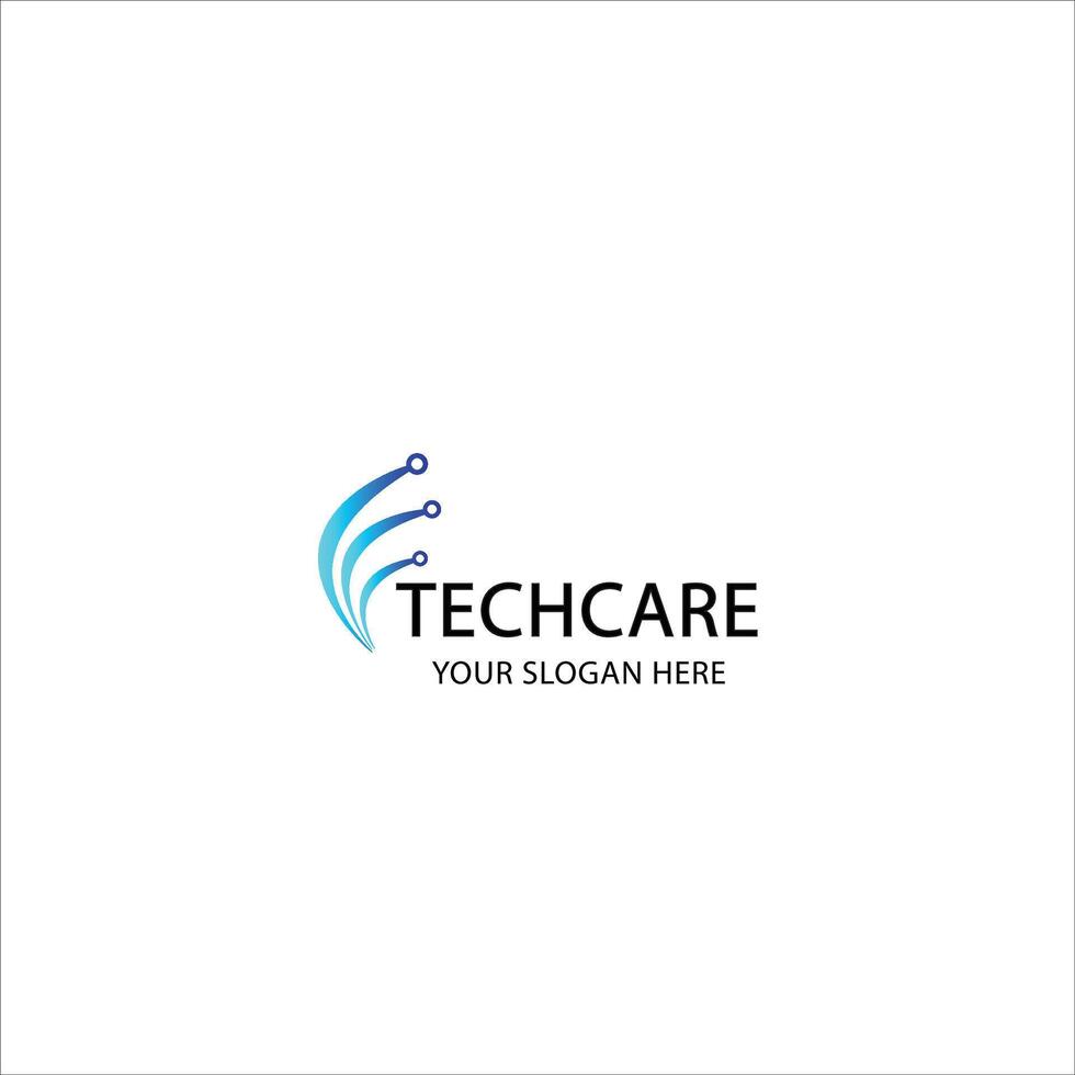 High-Tech Logo Design for IT Services vector