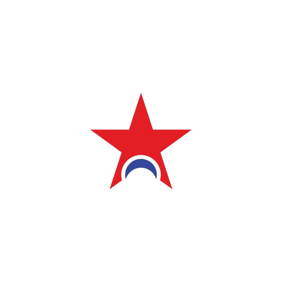 Fun Star Logo Design for Children's Products vector